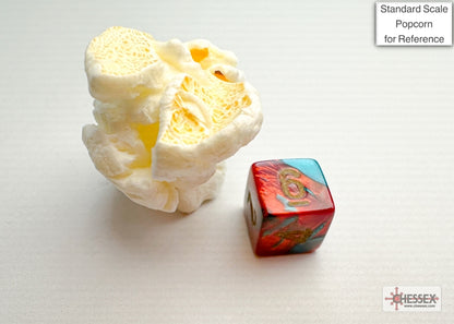 Gemini Mini-hedral Red-Teal/gold 7-Die Set