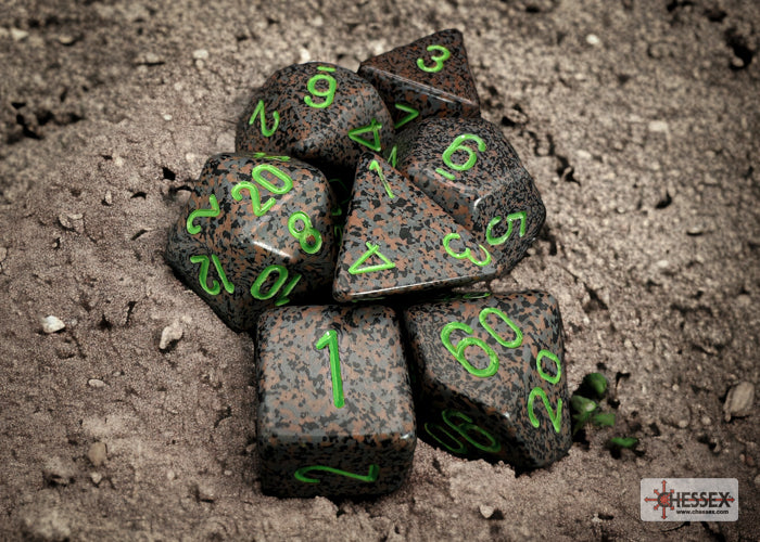 Speckled Earth Polyhedral 7-Dice Set