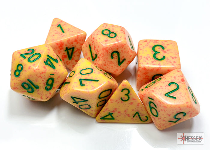 Speckled Lotus Polyhedral 7-Dice Set