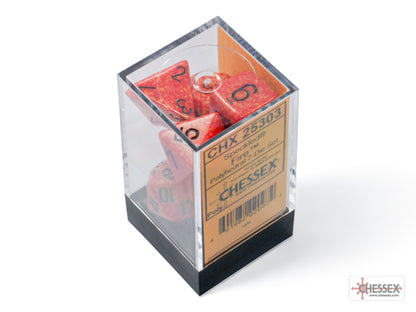 Speckled Fire Polyhedral 7-Dice Set