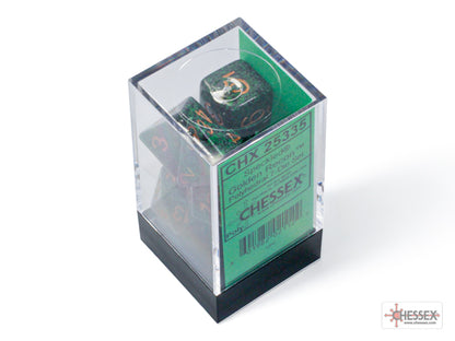 Speckled Golden Recon Polyhedral 7-Dice Set