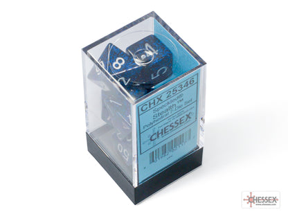 Speckled Stealth Polyhedral 7-Dice Set