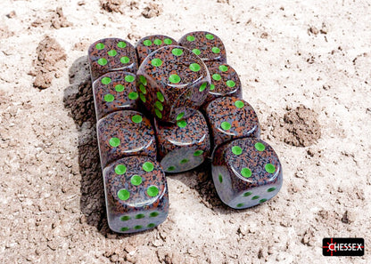 Speckled Earth 16mm d6 Dice Block (12 dice)
