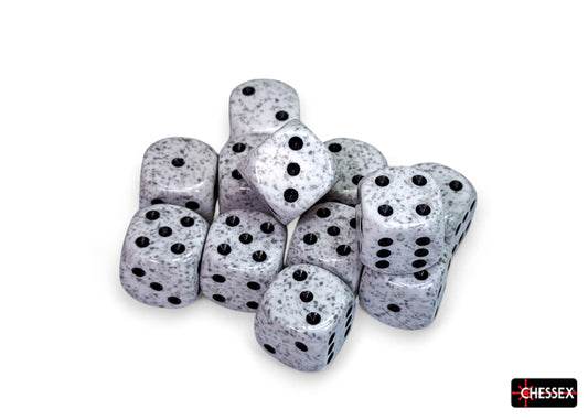 Speckled Arctic Camo 16mm d6 Dice Block (12 dice)