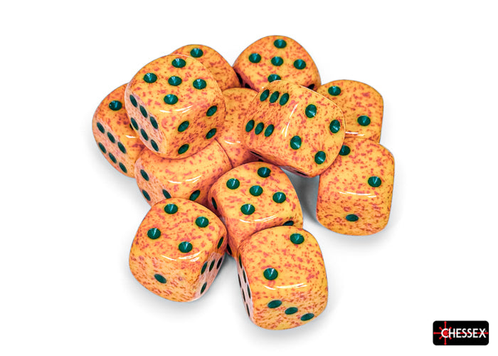 Speckled Lotus 16mm d6 Dice Block (12 dice)