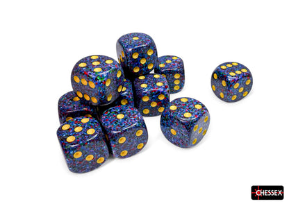 Speckled Twilight 16mm d6 Dice Block (12 dice)