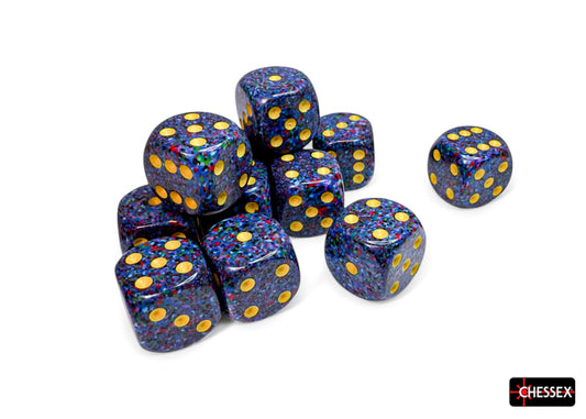 Speckled Twilight 16mm d6 Dice Block (12 dice)