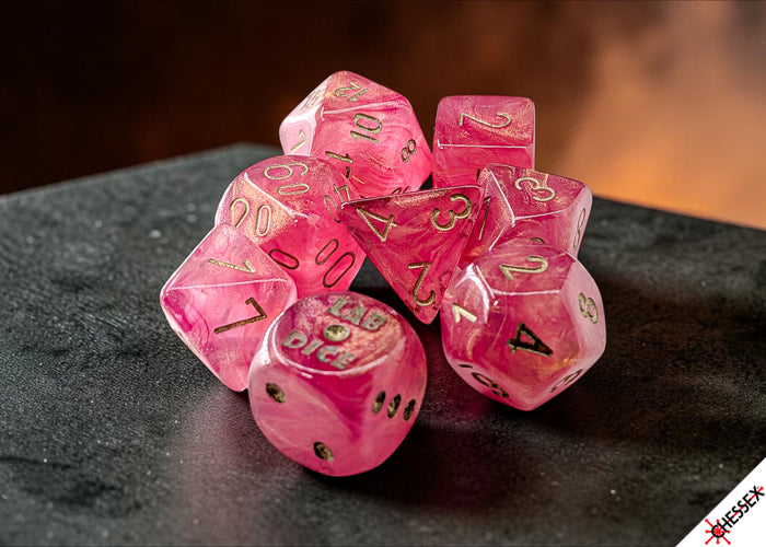 [PREORDER 29 JULY] Shimmer Ignis/Gold Polyhedral Dice Set