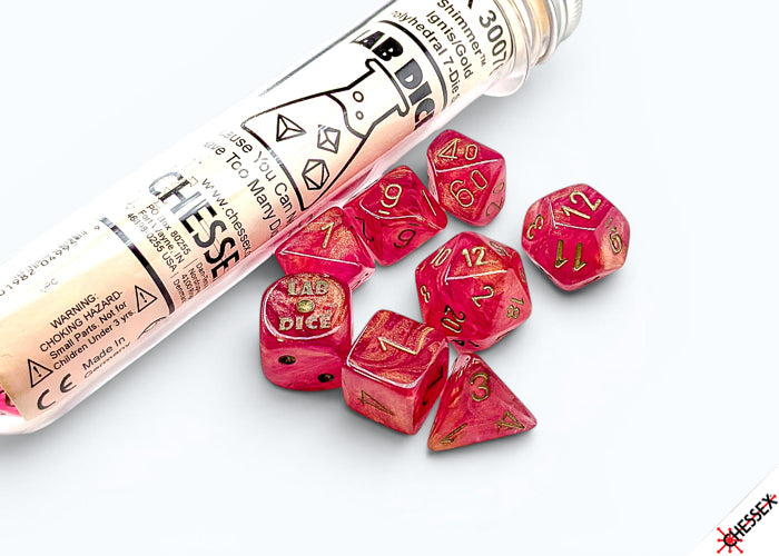 [PREORDER 29 JULY] Shimmer Ignis/Gold Polyhedral Dice Set
