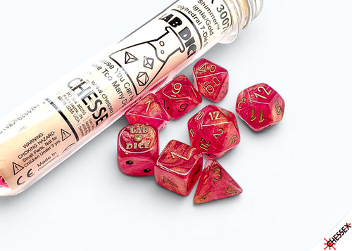 [PREORDER 29 JULY] Shimmer Ignis/Gold Polyhedral Dice Set