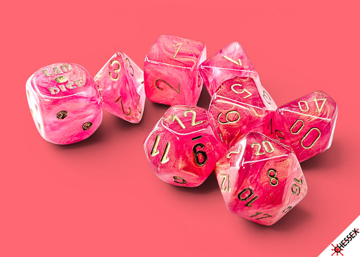 [PREORDER 29 JULY] Shimmer Ignis/Gold Polyhedral Dice Set