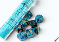 [PREORDER 29 JULY] Gemini Green-Teal/gold Polyhedral Dice Set
