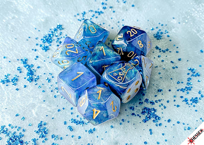 [PREORDER 29 JULY] Shimmer Aqueos/ Polyhedral Dice Set