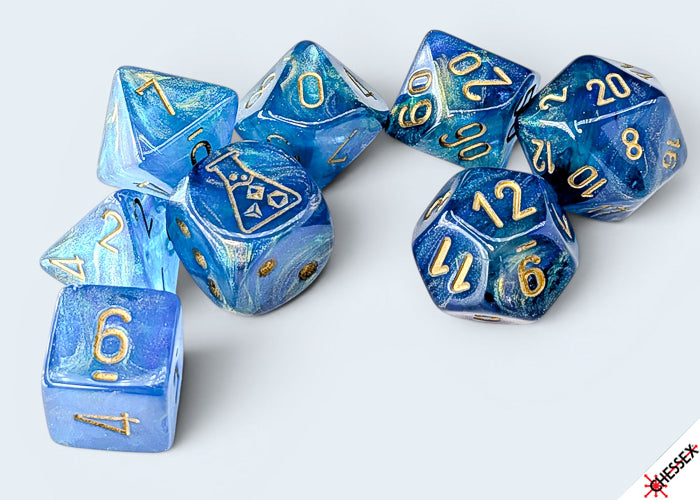 [PREORDER 29 JULY] Shimmer Aqueos/ Polyhedral Dice Set
