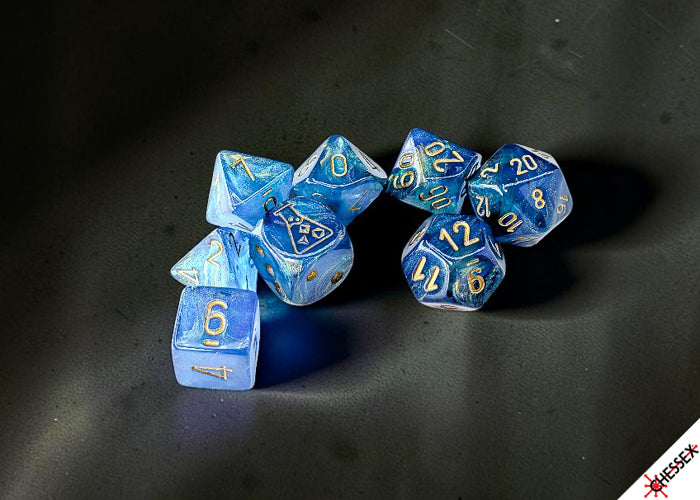 [PREORDER 29 JULY] Shimmer Aqueos/ Polyhedral Dice Set
