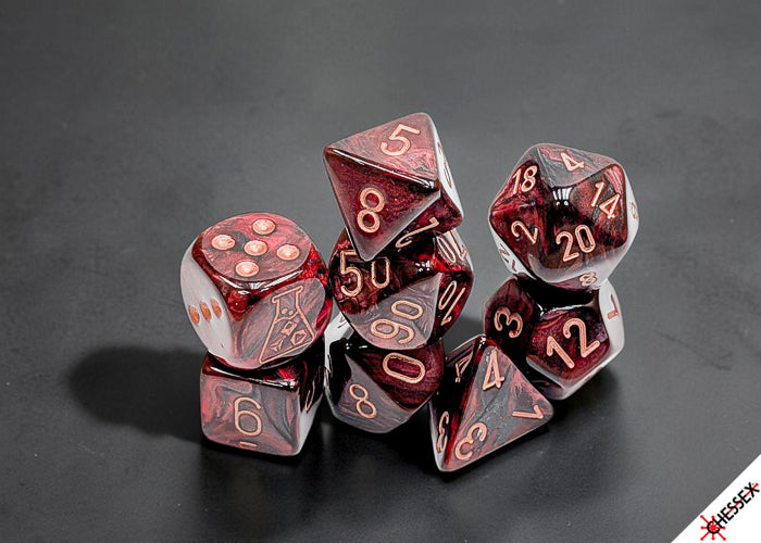 [PREORDER 29 JULY] Lustrous Gothic/ Polyhedral Dice Set