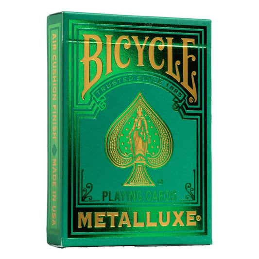 Bicycle Playing Cards: Metalluxe Green 2022