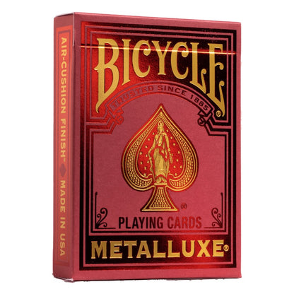 Bicycle Playing Cards: Metalluxe Red 2022