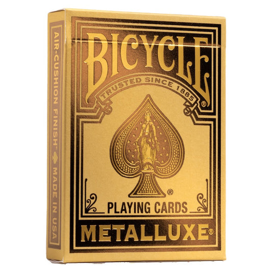 Bicycle Playing Cards: Metalluxe Gold 2022