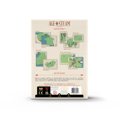 Age of Steam Deluxe: Expansion Volume I