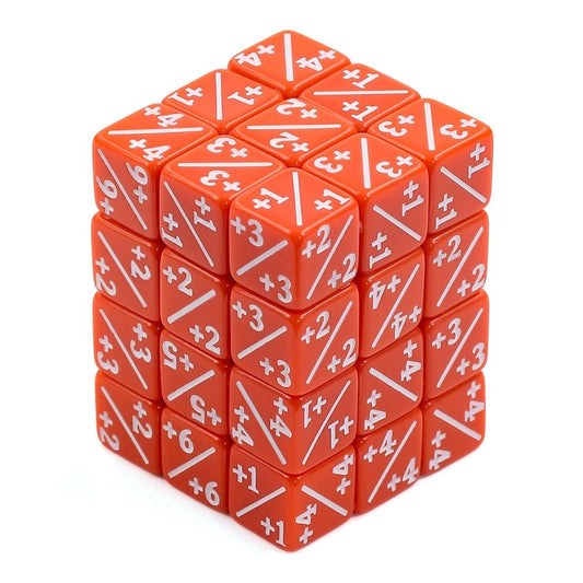 Red MTG Positive Counter Dice (12mm Single)