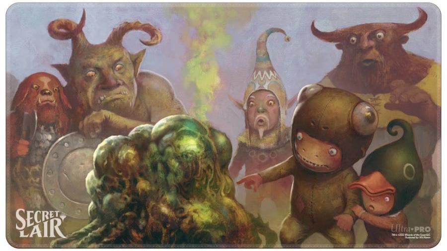 Secret Lair August 2022: Nils Hamm Artist Series Contagion Engine Holofoil Playmat for Magic: The Gathering