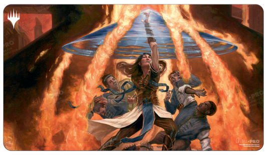 Commander Masters Fierce Guardianship Blue Standard Gaming Playmat for Magic: The Gathering