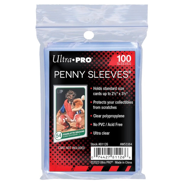 2.5" x 3.5" Soft Trading Card Penny Sleeves (100ct)