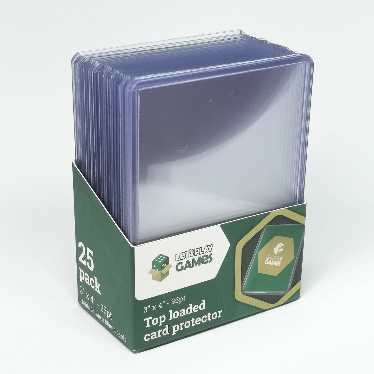 Top Loaded Card Protector 3"x4" 35pt (25)