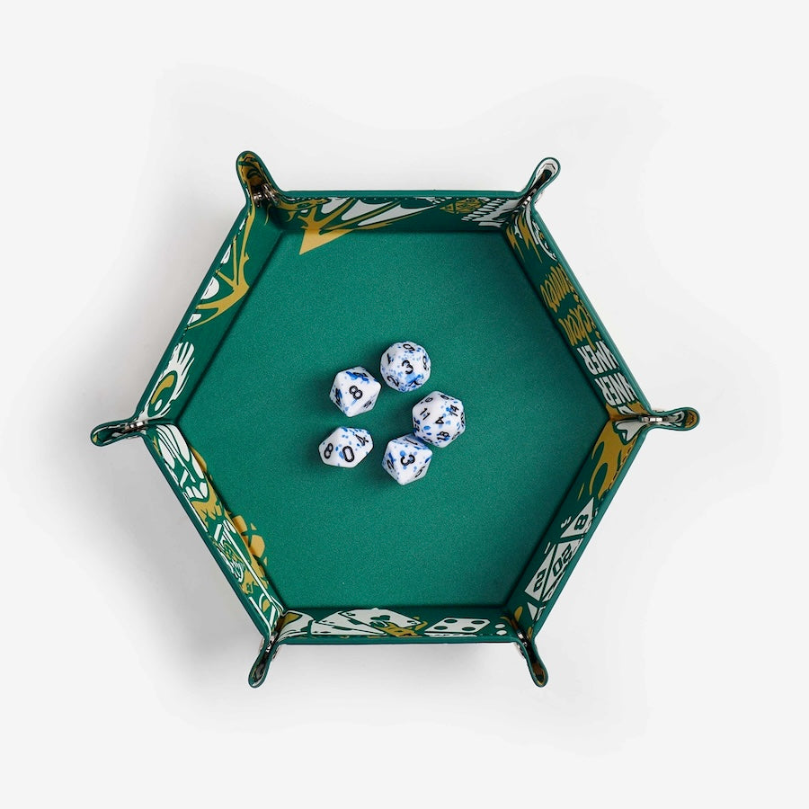 Hex Dice Tray 6" (Artist Series: Cara)