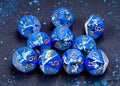 Brush Wavebreak/gold Set of Ten d10s