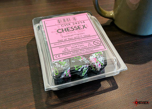 [PREORDER 25 FEB] Brush Paintball/green Set of Ten d10s