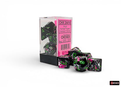 [PREORDER 25 FEB] Brush Paintball/green Polyhedral 7-Dice Set