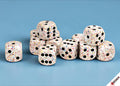 Speckled Birthday 16mm d6 Dice Block (12 Dice)