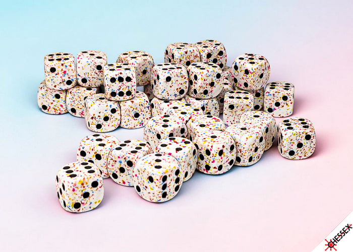 Speckled Birthday 12mm d6 Dice Block (36 Dice)