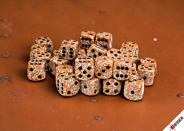 Speckled Rust 12mm d6 Dice Block (36 Dice)