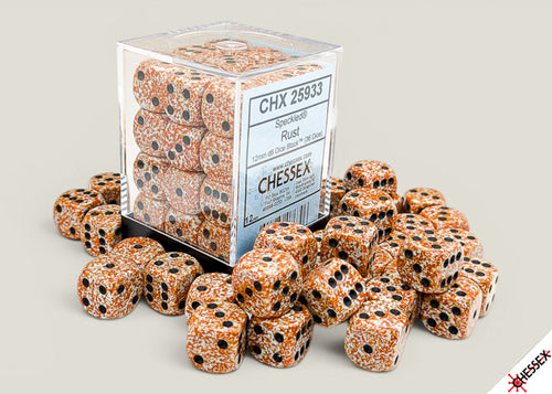 Speckled Rust 12mm d6 Dice Block (36 Dice)
