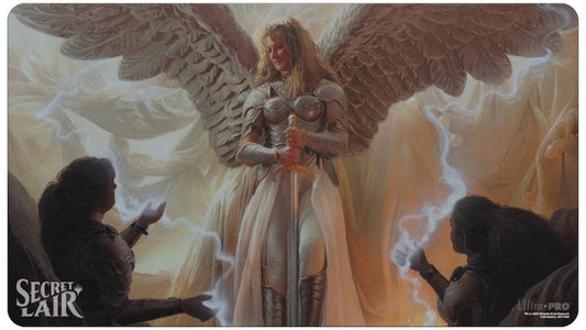 Secret Lair Spookydrop 2023: John Avon Artist Series Serra Angel Standard Gaming Playmat for Magic: The Gathering