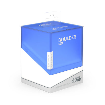 Ultimate Guard Boulder 100+ Synergy Blue/White Deck Box
