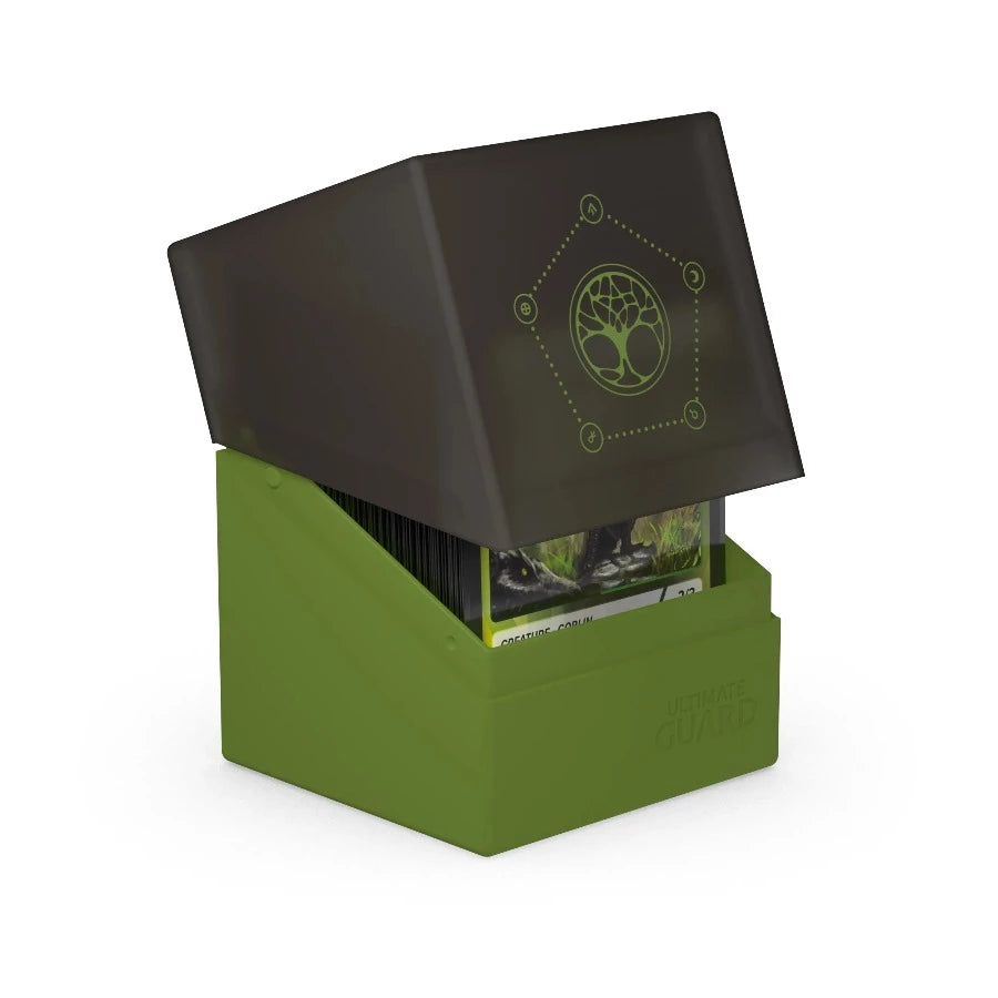 Ultimate Guard Boulder 100+ Standard Size Druidic Secrets Arbor (Olive Green) Deck Box