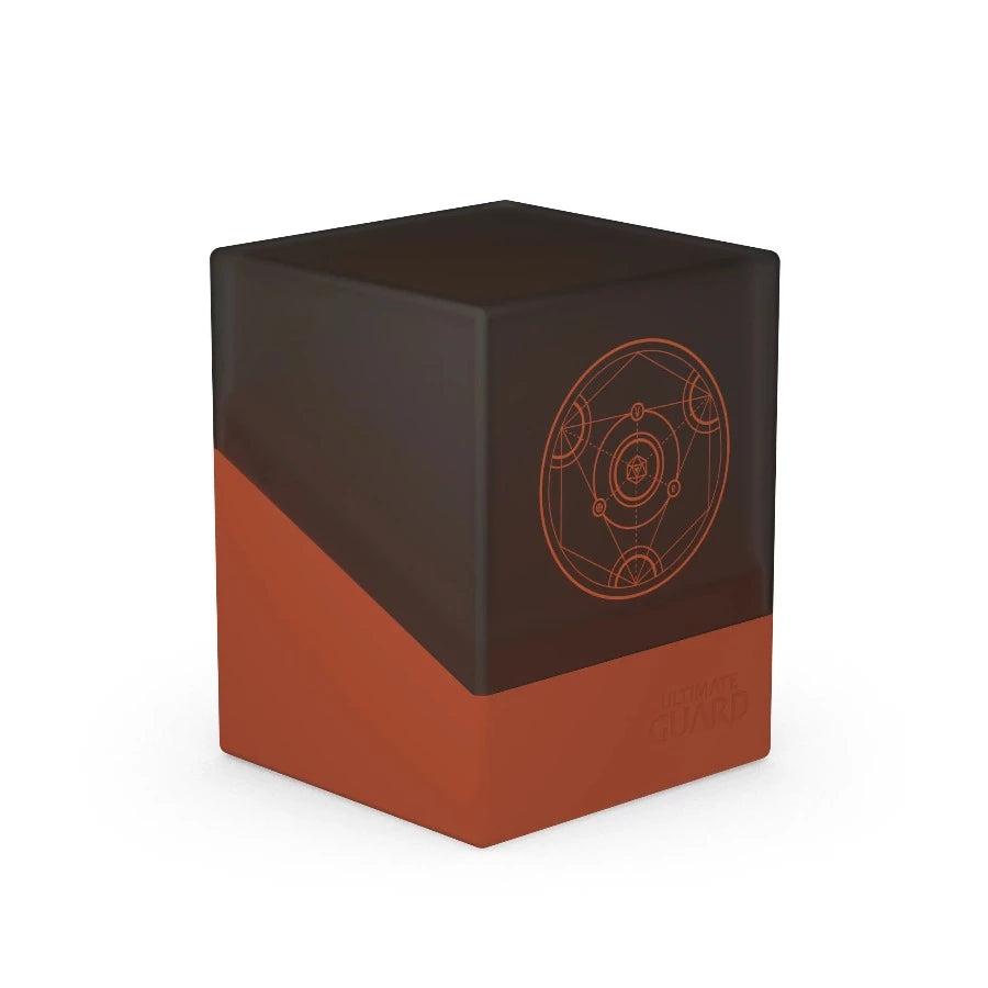 Ultimate Guard Boulder 100+ Standard Size Druidic Secrets Impetus (Dark Orange) Deck Box