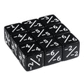 Black MTG Negative Counter Dice (16mm Single)