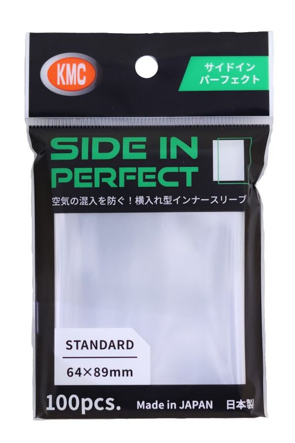 KMC Side In Perfect Fit Sleeves 89mm x 64mm (100pcs)