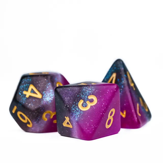 PRIDE FLAG Dice - Asexual Frosted Dice Set