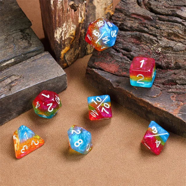 PRIDE FLAG Dice - Pansexual Dice Set