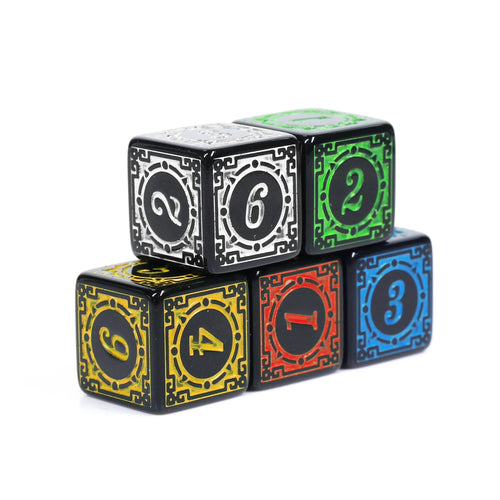 Magic Burst D6 Dice Set (5 Dice)