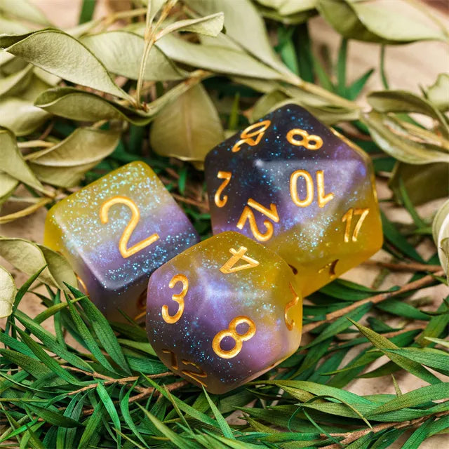 PRIDE FLAG Dice - Nonbinary Frosted Dice Set