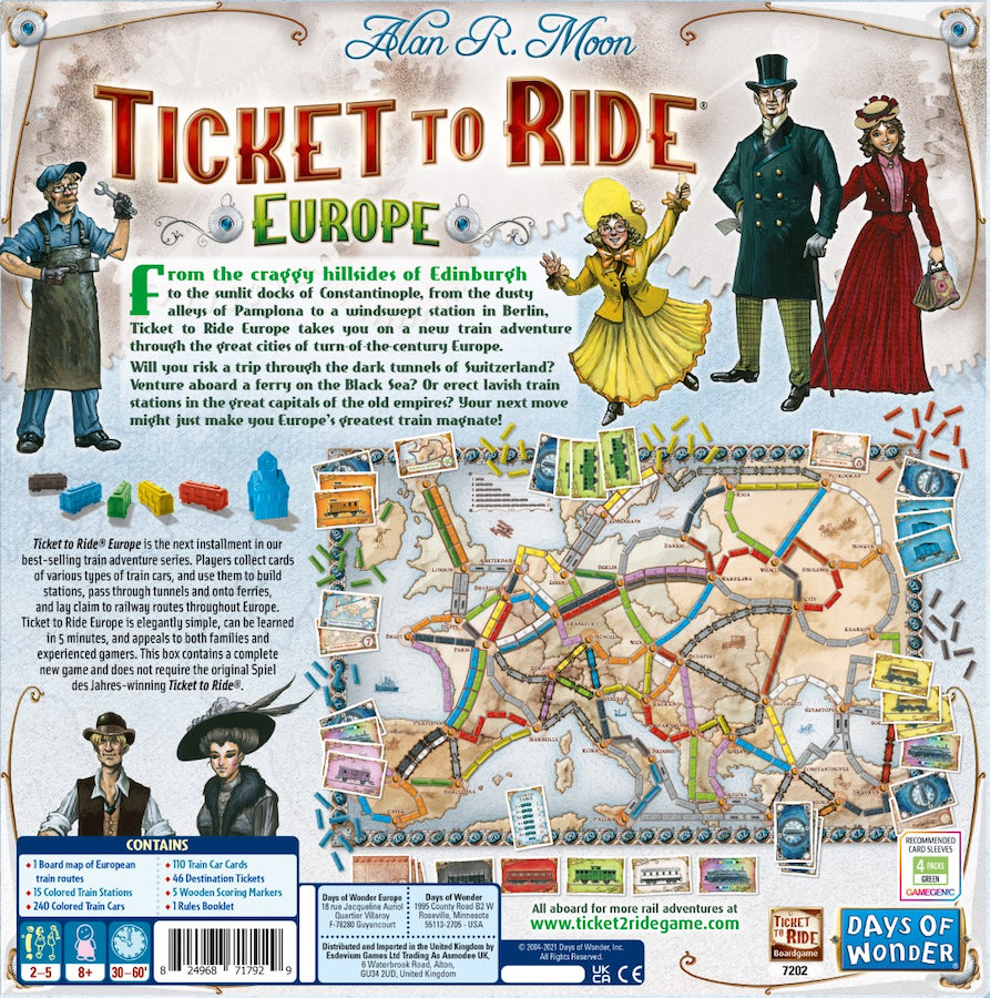 Ticket to Ride: Europe