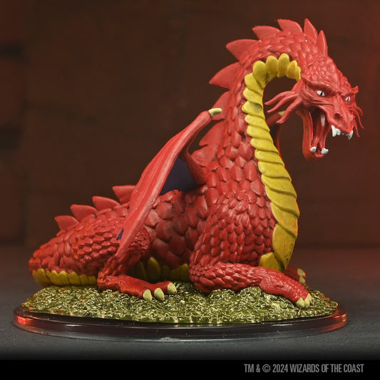 D&D Icons of the Realms: 50th Anniversary - Classic Red Dragon Boxed Miniature