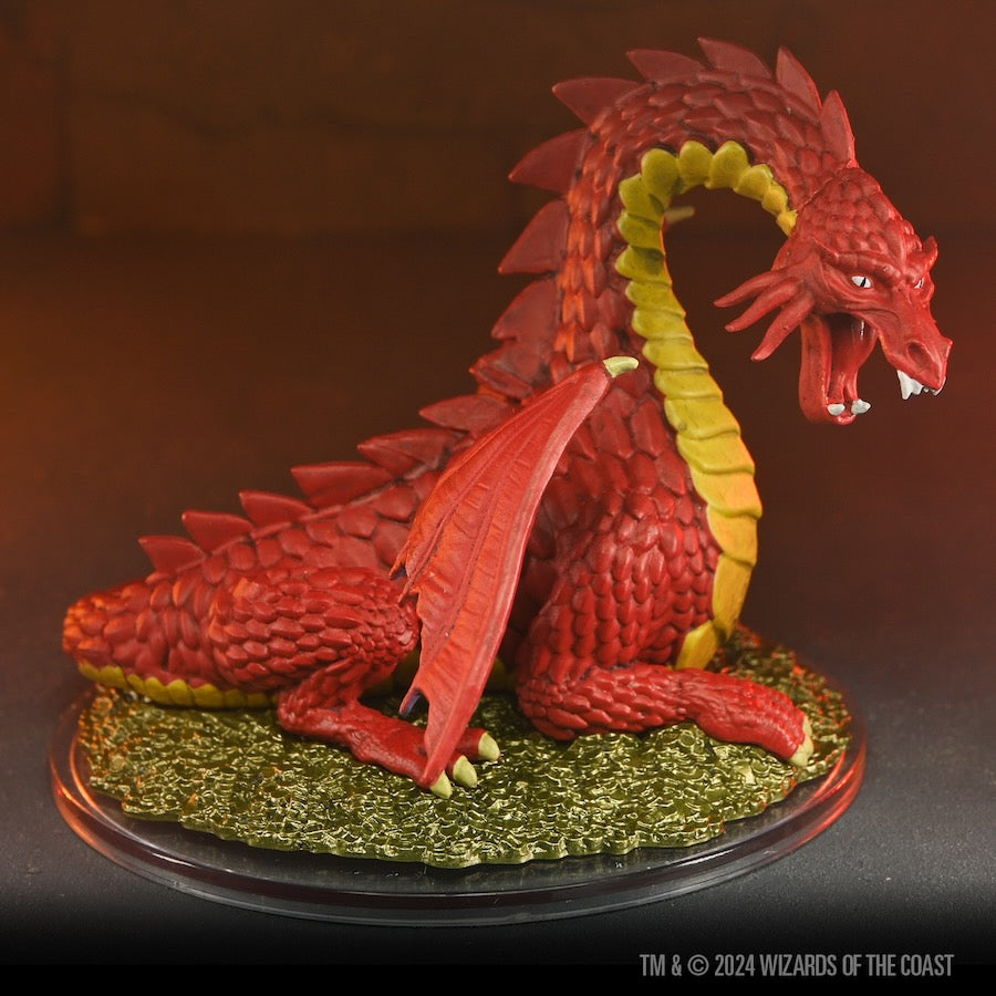 D&D Icons of the Realms: 50th Anniversary - Classic Red Dragon Boxed Miniature